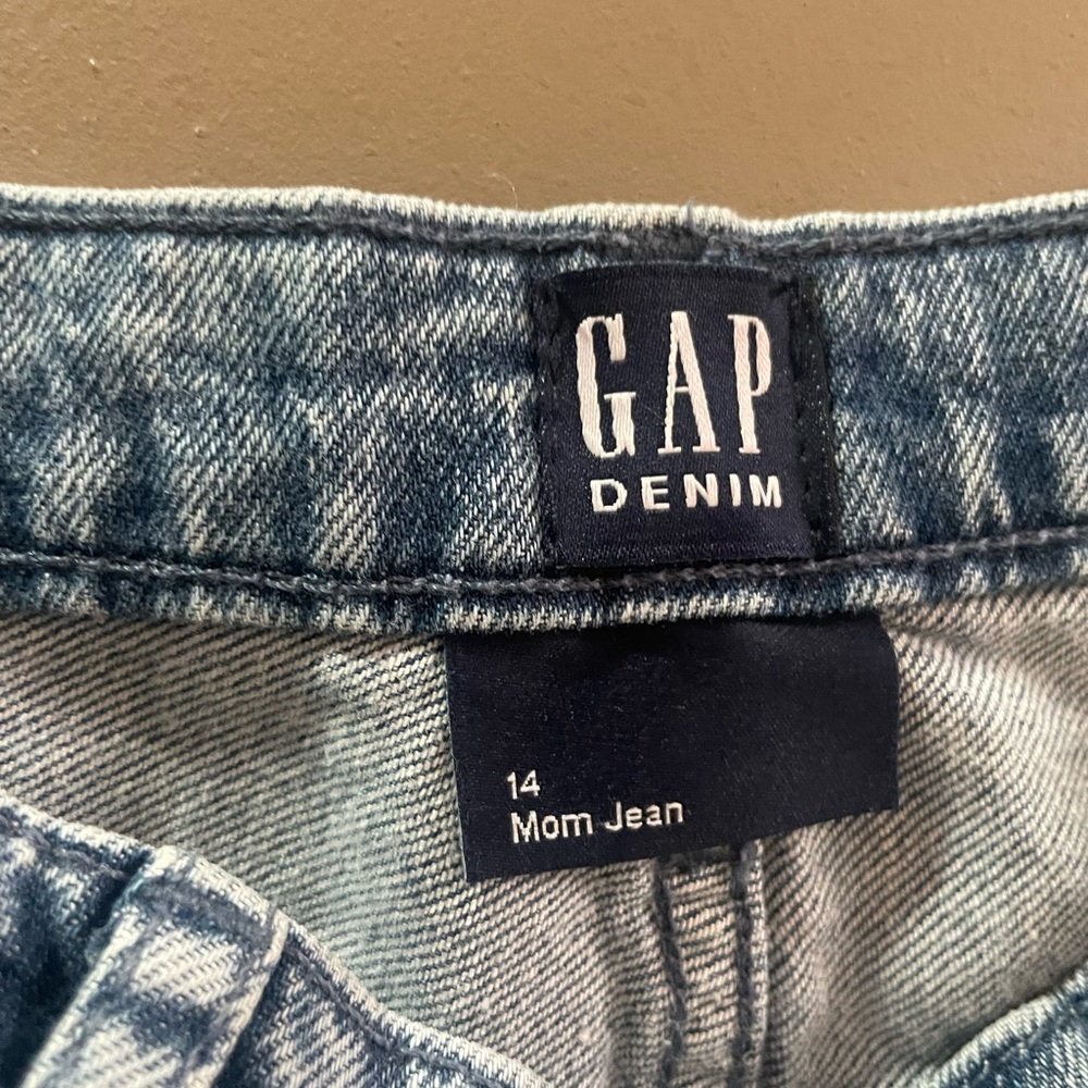 Gap mom jeans size 14